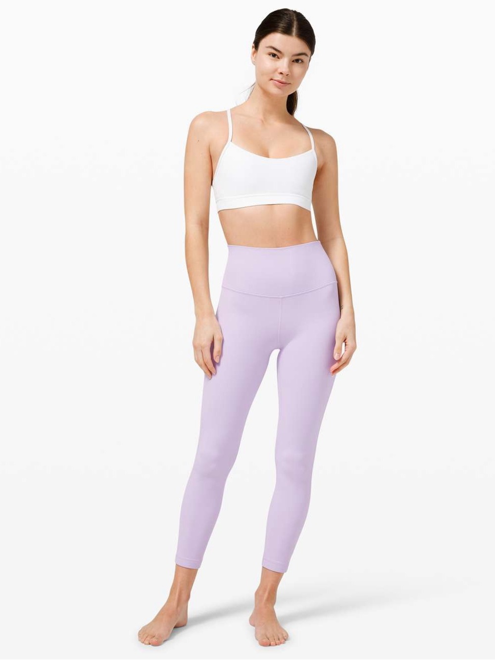 Lululemon Align Pant 25" Lavender Dew light purple leggings high rise stretch